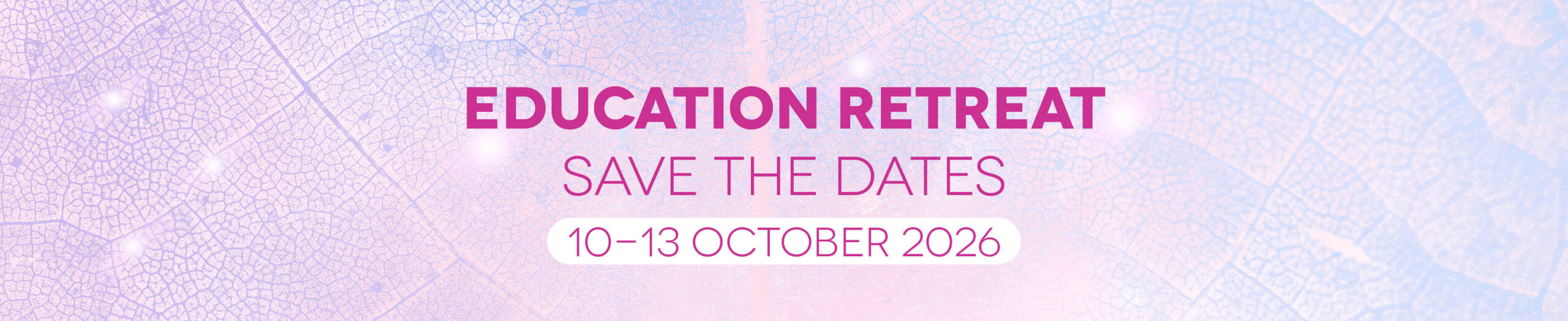 2026 Education Retreat header image